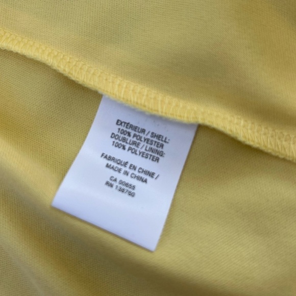 Reitmans Yellow Lemon Summer Ruffle Dress NWT - Picture 11 of 11